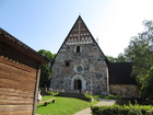 Vanajan keskiaikainen kirkko Hämeenlinnassa.(kuva:anupii)