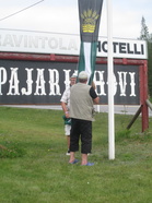 Veljekset Esko ja Pekka Haverinen nostivat sukuviirin salkoon.@nupii