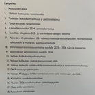 Sukuseuran vuoden 2025 vuosikokouksen esityslista