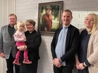 Kuvassa ovat vasemmalta Seppo, Jaana sylissään pojan tytär Helmi, Joonas ja Annulotta Marjanen.
Kuva. Minna Siikaniva