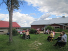 Syntymäpäiväseurat Toivolle 8.8.2020, kuva Anu Piironen